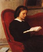 Henri Fantin-Latour, The Reader(Marie Fantin-Latour,the Artist's Sister)